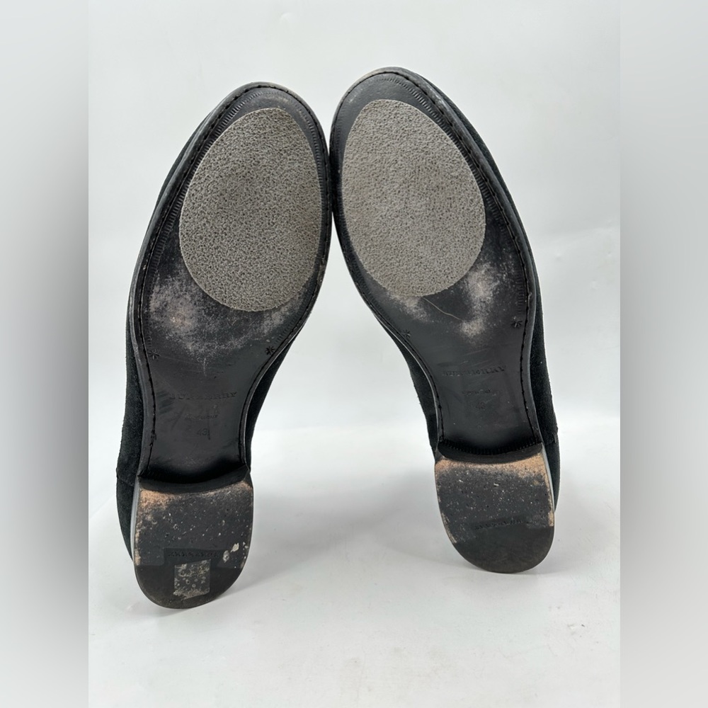 Burberry Black Suede Chelsea Boot Size 43-N Made In italy - Picture 13 of 13